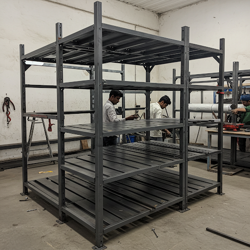 Slotted Angle Partition Rack